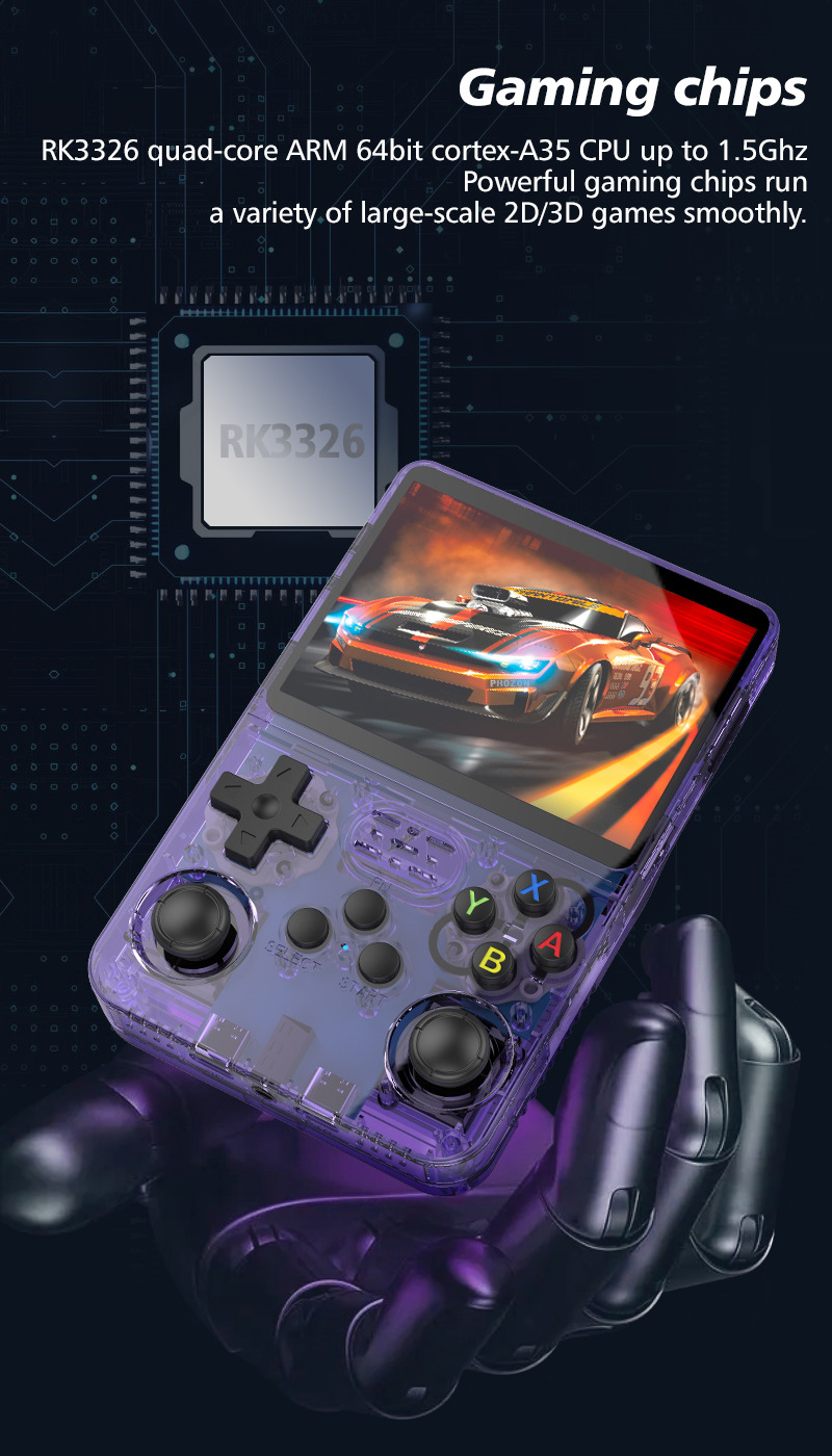 Retro Handheld Game Console R36S - R36S ريترو مشغل ألعاب محمول باليد