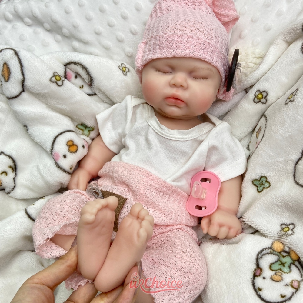 دمية ريبورن سيليكون سمينة طول  - مراجعة Reborn Baby Doll Silicone Realistic وسعره