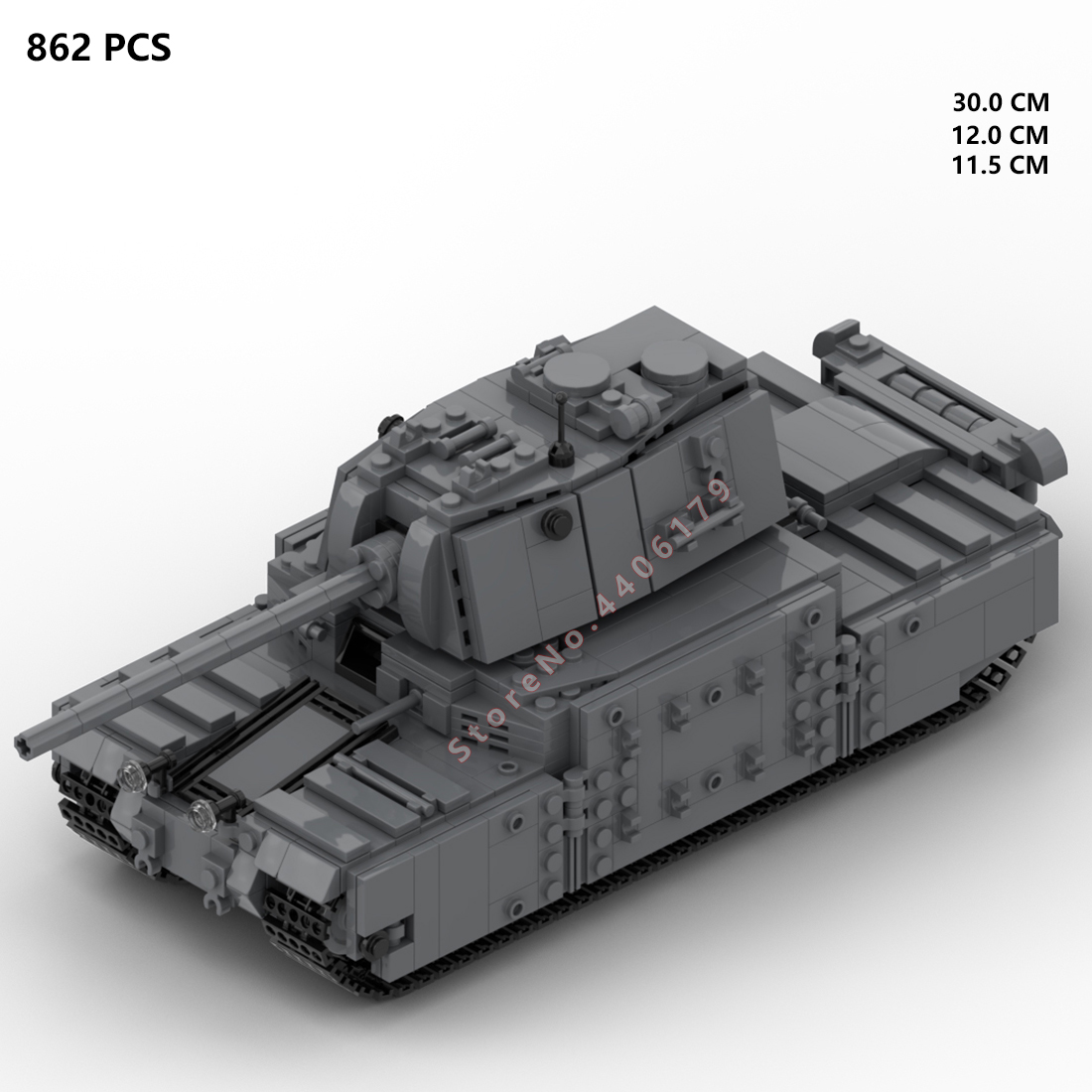 حار العسكرية WW2 التقنية الياب - مراجعة Lego Compatible Military Tank وسعره