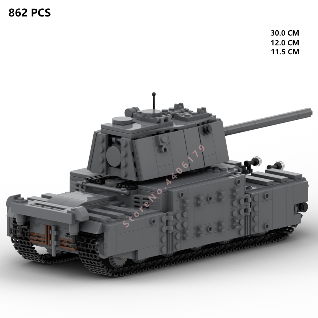 حار العسكرية WW2 التقنية الياب - مراجعة Lego Compatible Military Tank وسعره