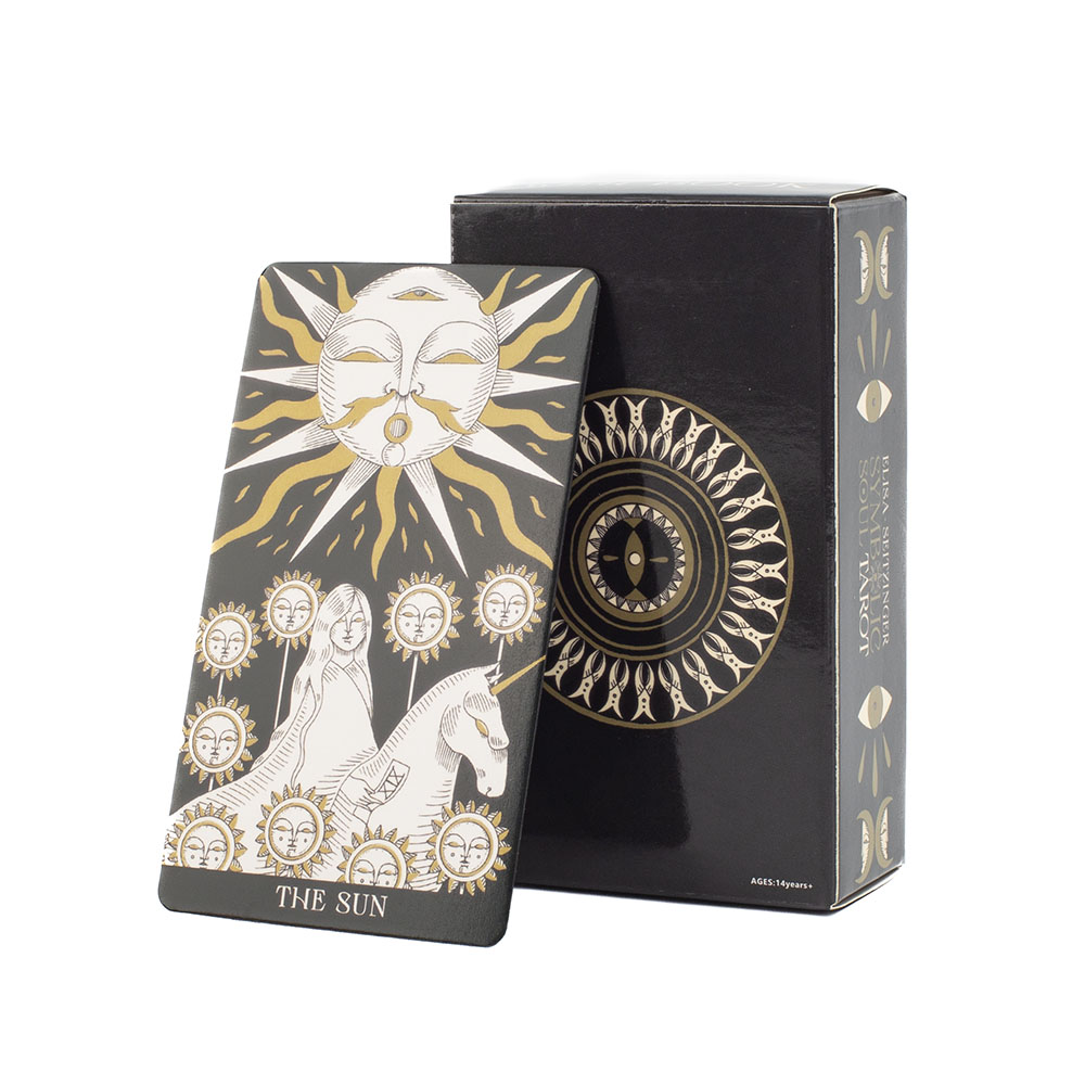78 قطعة بطاقات التارو الروح ال - مراجعة Tarot Cards Deck With Guidebook وسعره