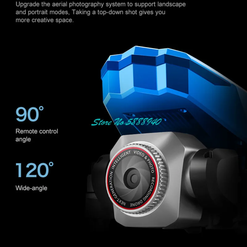 طائرة بدون طيار ذكية مع شاشة،  - مراجعة Fpv Brushless Rc Drone 4K وسعره