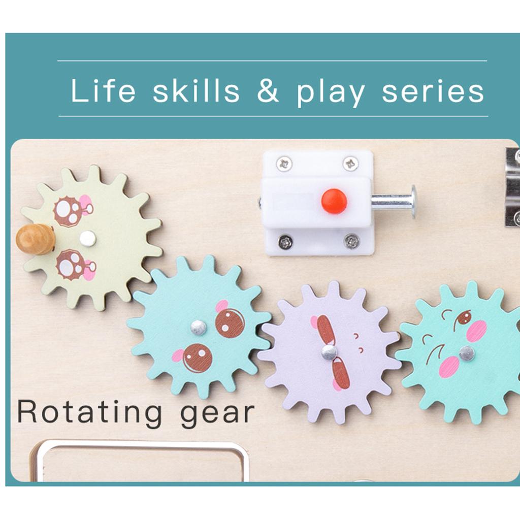 لوحة أنشطة للأطفال الصغار، ألع - مراجعة Montessori Wooden Busy Board Toddler وسعره
