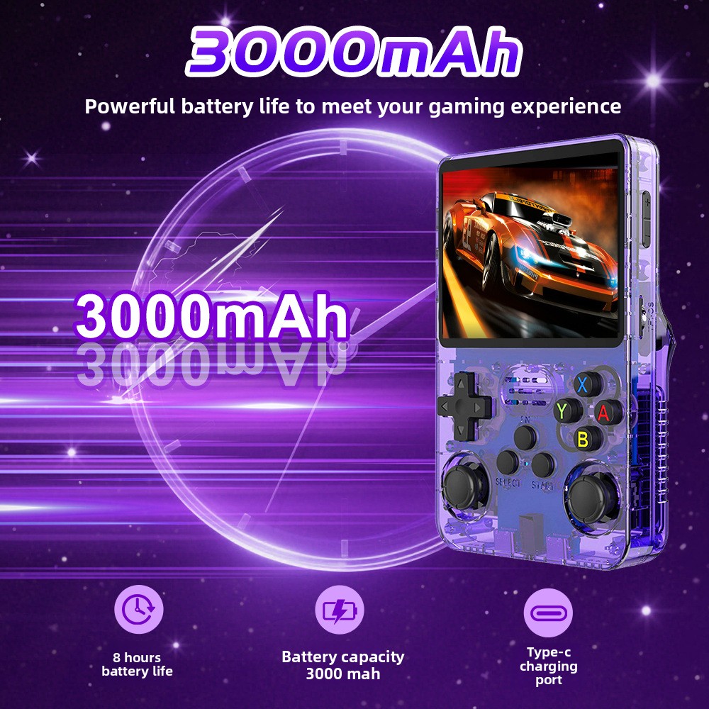 وحدة تحكم ألعاب محمولة R36S مف - مراجعة Retro Handheld Game Console R36S وسعره