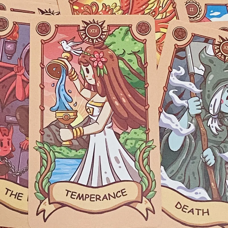 بطاقات التارو رحلة بهوية 79 قط - مراجعة Tarot Cards Deck With Guidebook وسعره