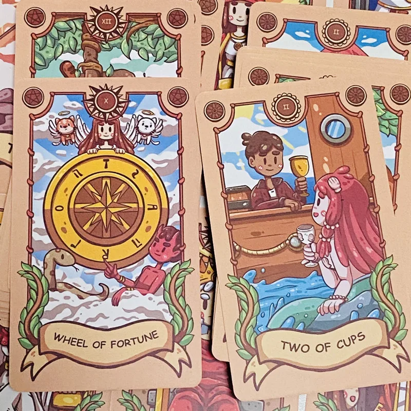 بطاقات التارو رحلة بهوية 79 قط - مراجعة Tarot Cards Deck With Guidebook وسعره