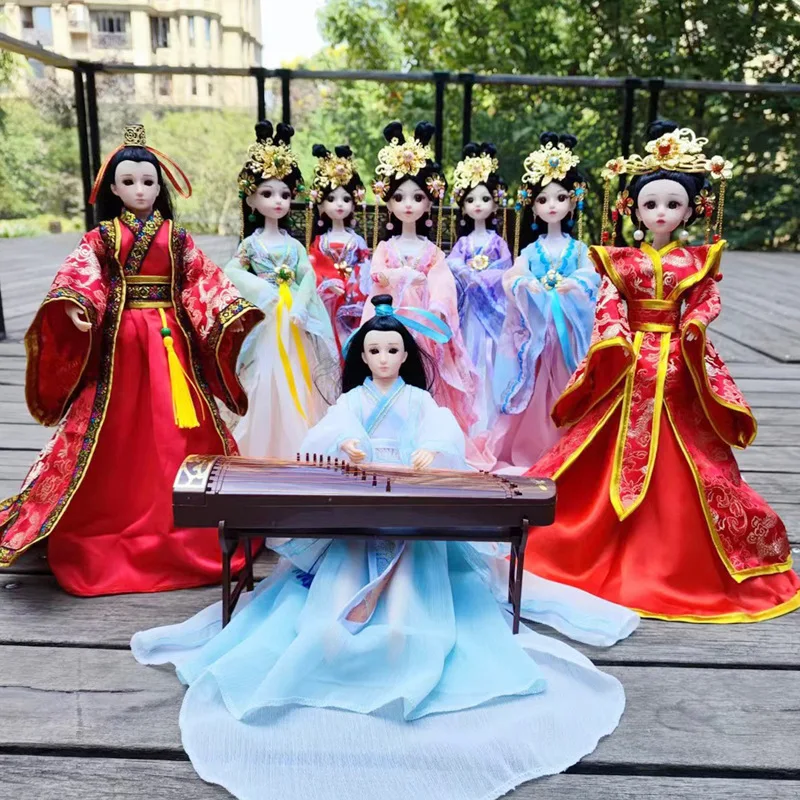 مجموعة كاملة من الأزياء القديم - مراجعة Bjd Doll 1 6 Full Set With Clothes وسعره