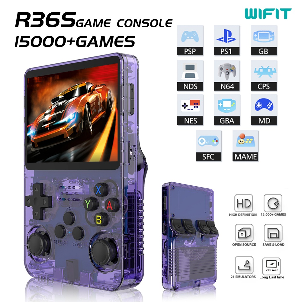 جهاز ألعاب محمول R36s، ألعاب أ - مراجعة Retro Handheld Game Console R36S وسعره