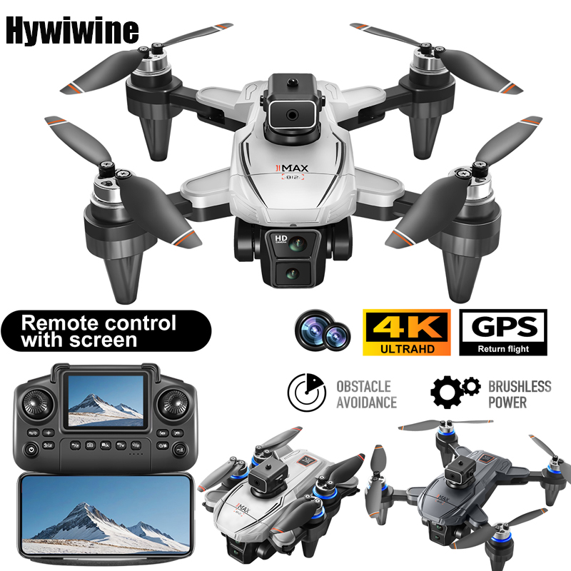 نظام تحديد المواقع RC الطائرة  - مراجعة Fpv Brushless Rc Drone 4K وسعره