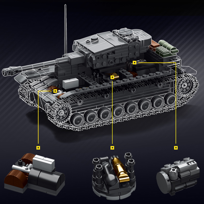 مجموعة مكعبات بناء نموذج دبابة - مراجعة Lego Compatible Military Tank وسعره