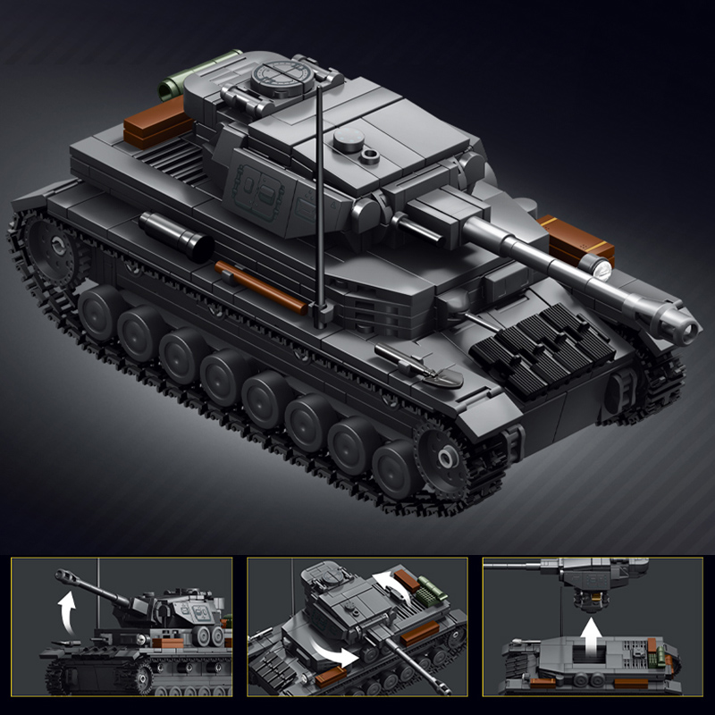 مجموعة مكعبات بناء نموذج دبابة - مراجعة Lego Compatible Military Tank وسعره