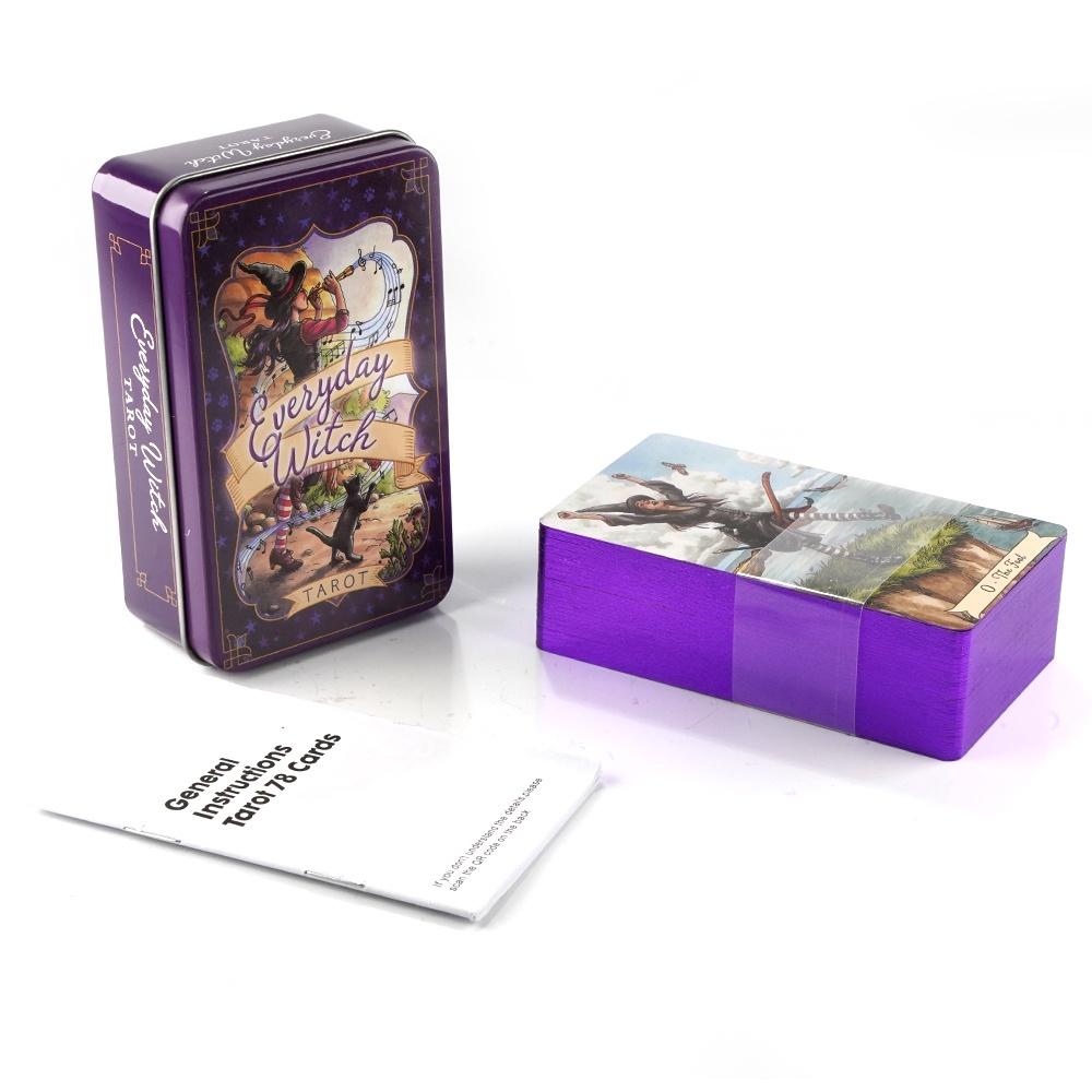 10.3*6 سنتيمتر التارو الساحرة  - مراجعة Tarot Cards Deck With Guidebook وسعره