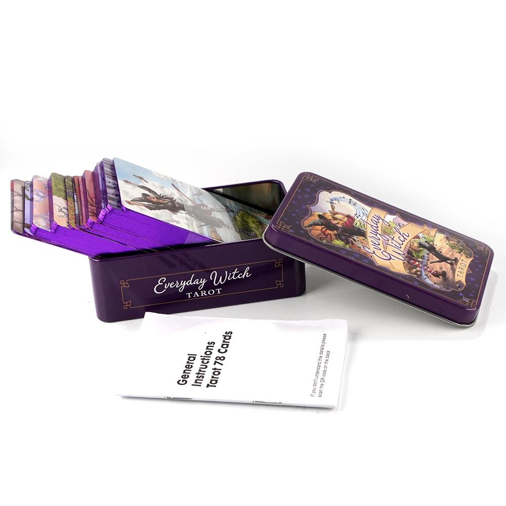 10.3*6 سنتيمتر التارو الساحرة  - مراجعة Tarot Cards Deck With Guidebook وسعره
