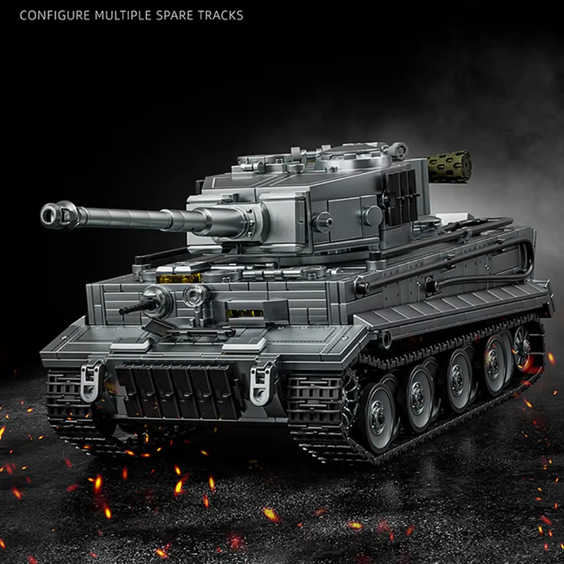 1668 قطعة من مكعبات بناء نموذج - مراجعة Lego Compatible Military Tank وسعره