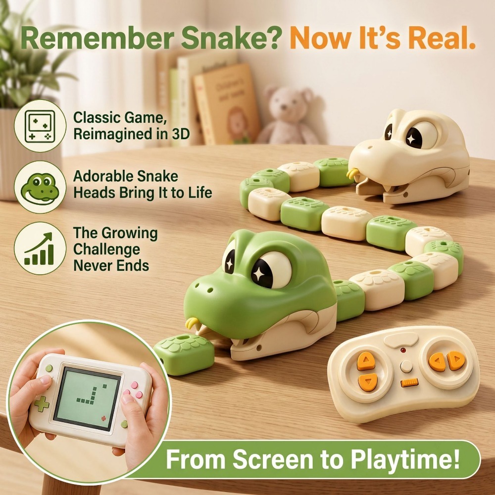 لعبة ثعبان مغناطيسي للتحكم عن  - مراجعة Remote Control Toys وسعره
