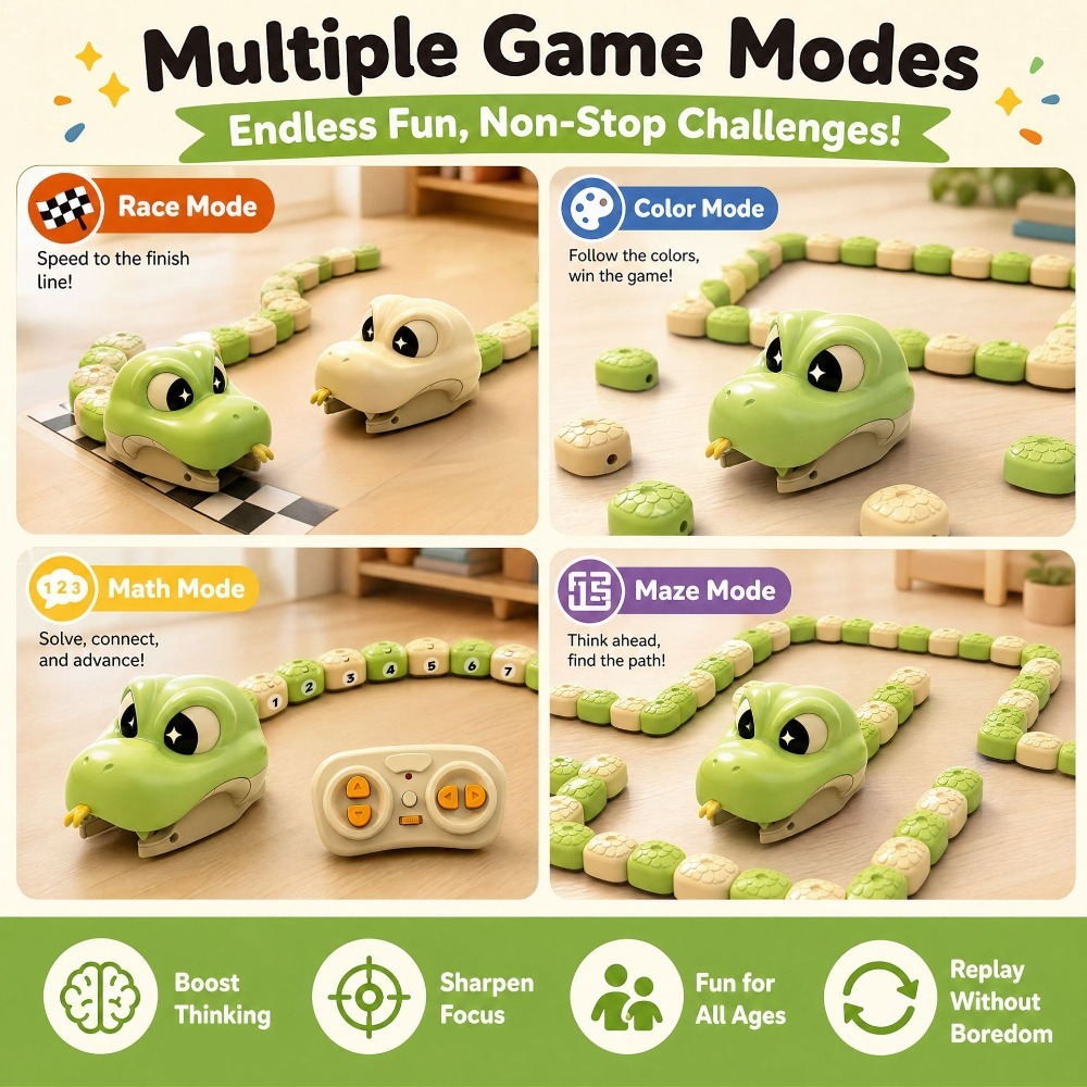 لعبة ثعبان مغناطيسي للتحكم عن  - مراجعة Remote Control Toys وسعره