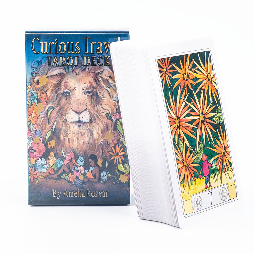 غريبة السفر التارو 10.3*6 سنتي - مراجعة Tarot Cards Deck With Guidebook وسعره