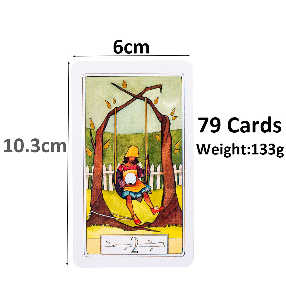 غريبة السفر التارو 10.3*6 سنتي - مراجعة Tarot Cards Deck With Guidebook وسعره