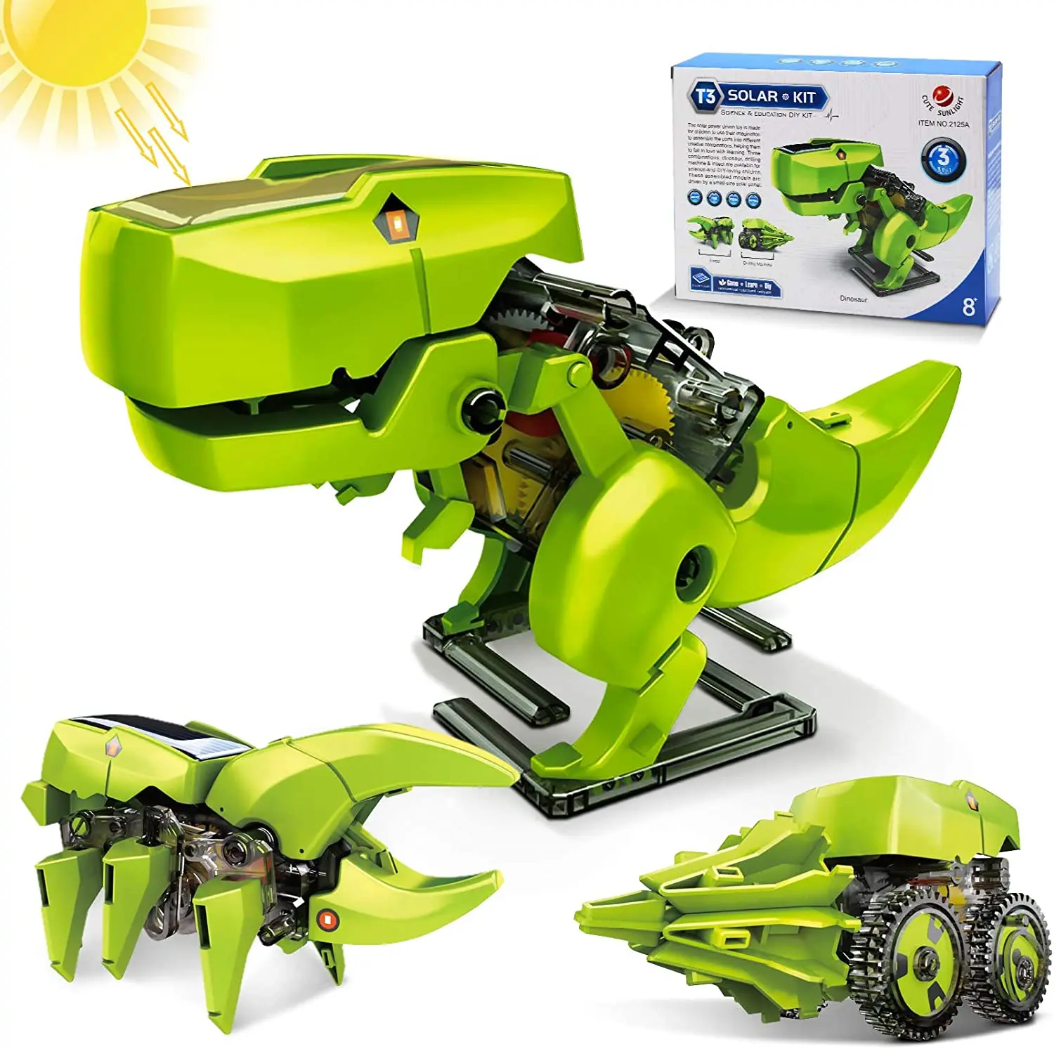 الجذعية 12IN1 الشمسية روبوت عد - مراجعة Stem Solar Robot Kit For Kids وسعره