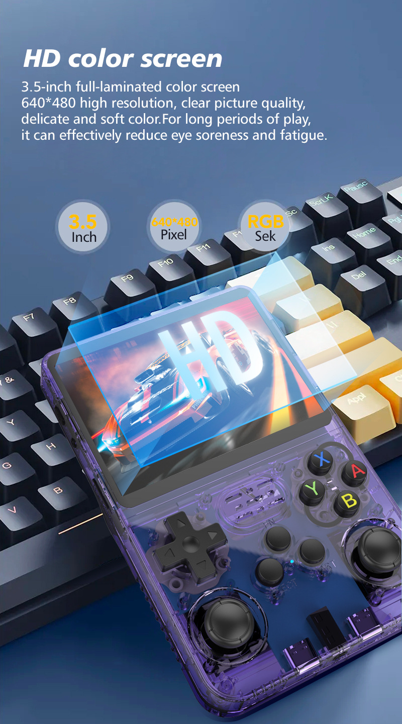R36S ريترو مشغل ألعاب محمول با - مراجعة Retro Handheld Game Console R36S وسعره