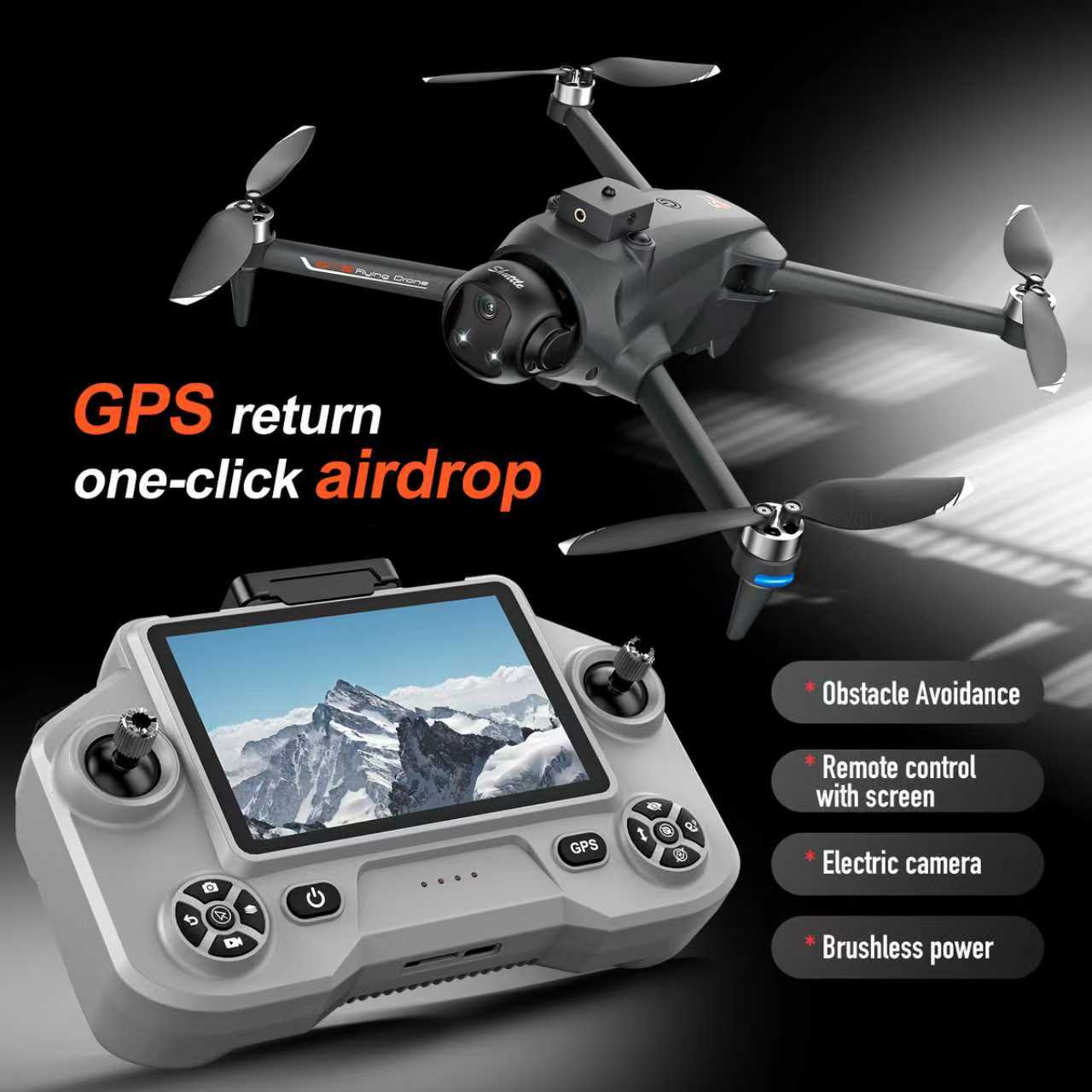 طائرة بدون طيار YL059 FPV GPS  - مراجعة Fpv Brushless Rc Drone 4K وسعره